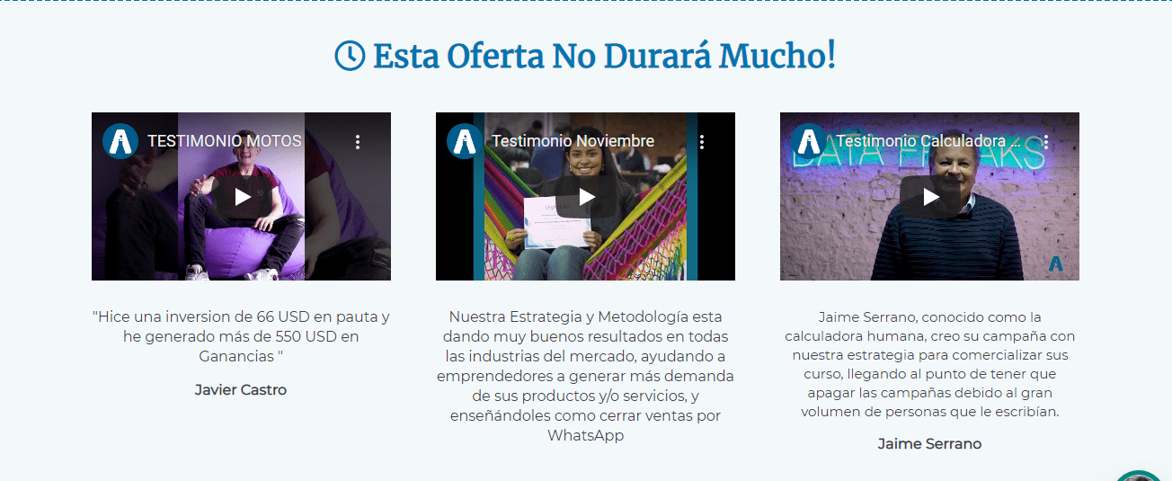 Entrenamiento en Redes y WhatsApp Marketing