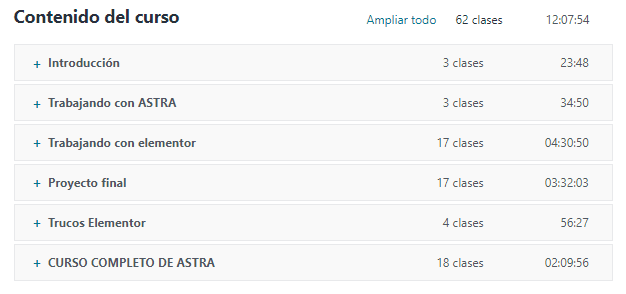 MASTER EN WORDPRESS Crea tu sitio con Astra y Elementor Raul Martinez