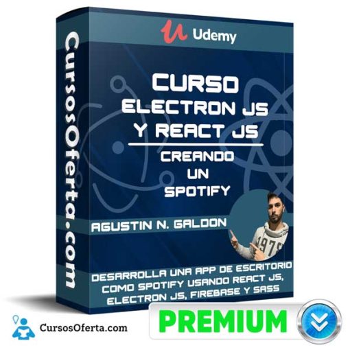 Curso Electron JS y React JS: Creando un Spotify 1 curso electron js y react js creando un spotify 651b005768da4