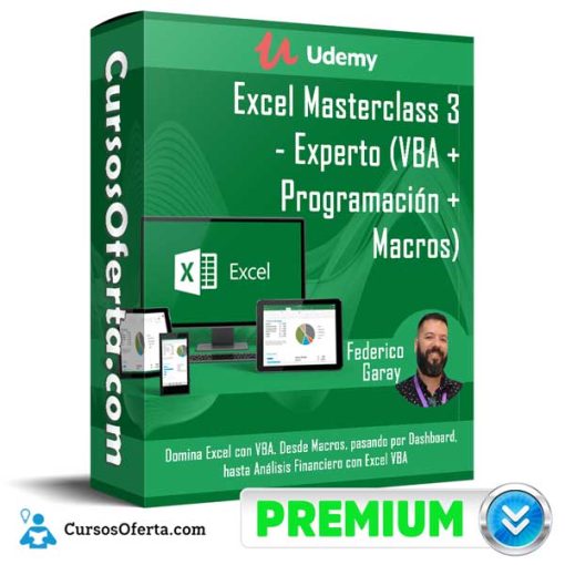 Excel Masterclass 3 – Experto (VBA + Programación + Macros) 1 excel masterclass 3 experto vba programacion macros 651b0228633e4